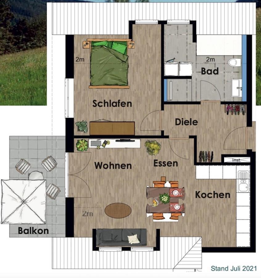 Appartement Adlerhorst à Baiersbronn Extérieur photo